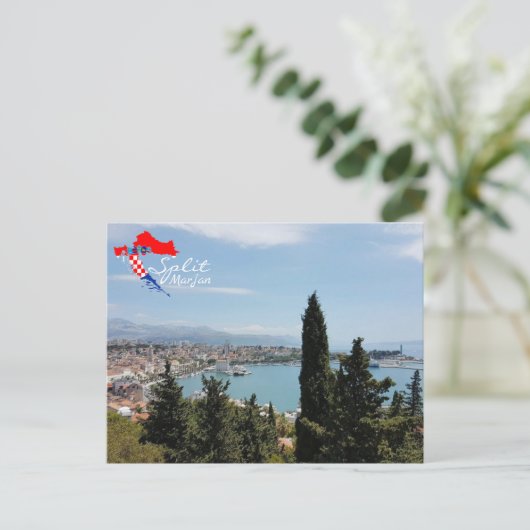 Kroatien | Split | Marjan | Adria Postkarte (Stehend Vorderseite)