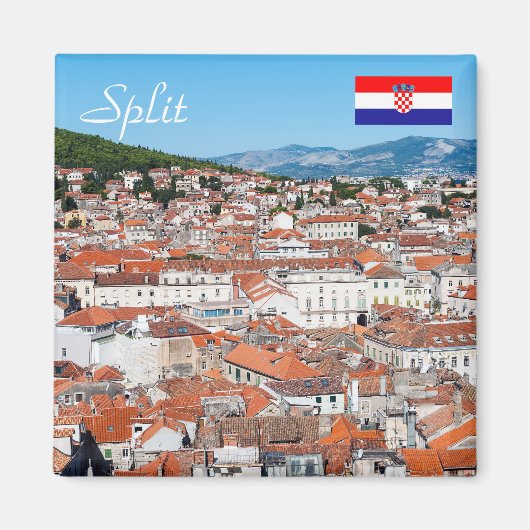 Kroatien - Stadt Split Magnet (Vorne)