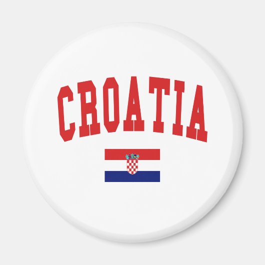 Kroatien Stil Magnet (Vorne)
