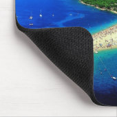 Kroatien - Strand zlatni rat Mousepad (Ecke)
