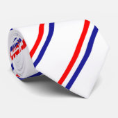 Kroatien stripes Flagge Krawatte (Gerollt)