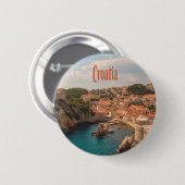 Kroatien Südosteuropa Zagreb Button (Vorne & Hinten)