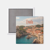 Kroatien Südosteuropa Zagreb Magnet (Vorderseite/Rückseite)