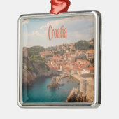 Kroatien Südosteuropa Zagreb Ornament Aus Metall (Links)