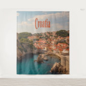 Kroatien Südosteuropa Zagreb Wandteppich (Vorderseite)