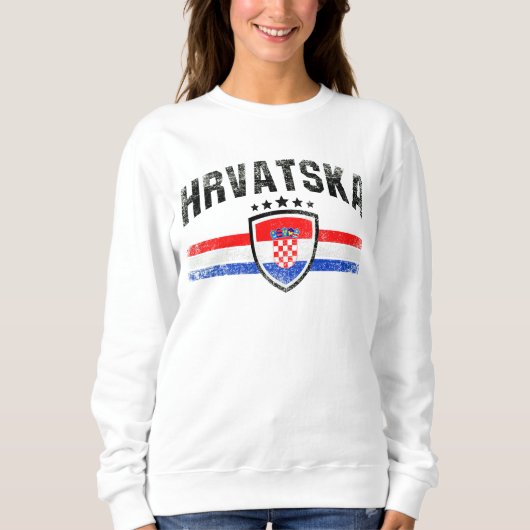 Kroatien Sweatshirt (Vorderseite)