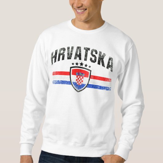 Kroatien Sweatshirt (Vorderseite)