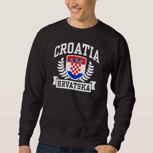 Kroatien Sweatshirt (Vorderseite)