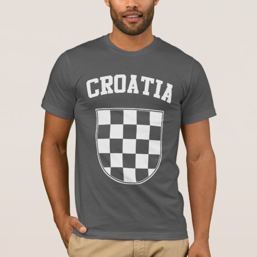 Kroatien-Symbol T-Shirt (Vorderseite)