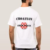KROATIEN T-Shirt (Rückseite)