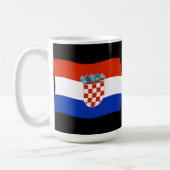 Kroatien Tasse der Flagge (Links)