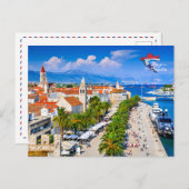 Kroatien | Trogir | Adria | Sommer Postkarte (Vorne/Hinten)