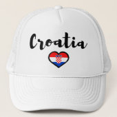 Kroatien Truckerkappe (Vorderseite)