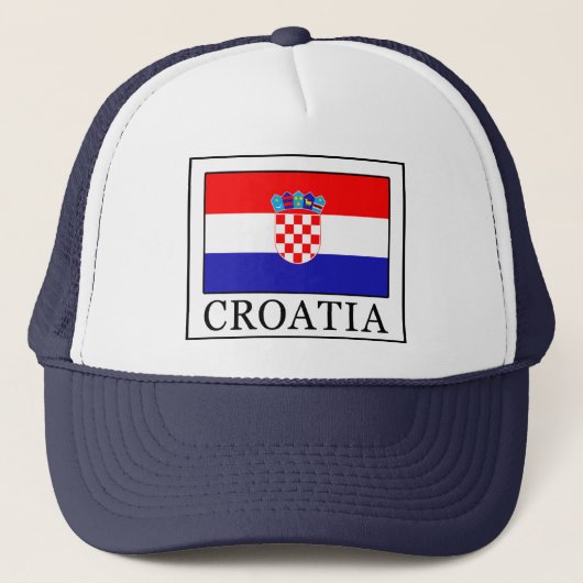 Kroatien Truckerkappe (Vorderseite)