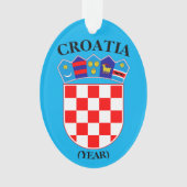 Kroatien Urlaub Weihnachten Akropolis Ornament (Vorderseite)