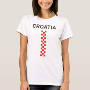 Kroatien Vertikale Quadrate T-Shirt