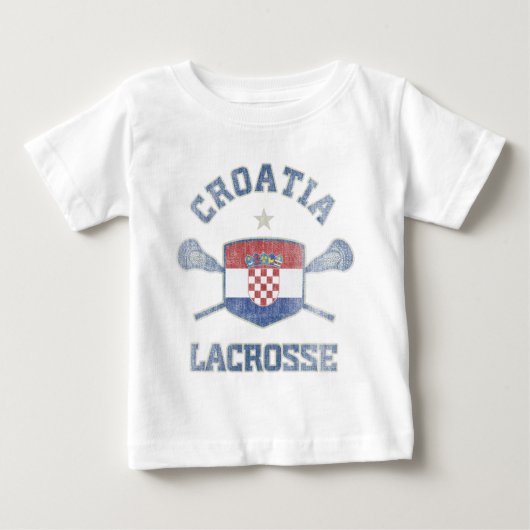 Kroatien-Vintag Baby T-shirt (Vorderseite)