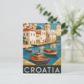 Kroatien Vintag Postkarte (Stehend Vorderseite)
