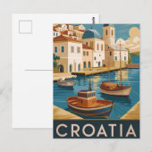 Kroatien Vintag Postkarte (Vorne/Hinten)