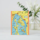 Kroatien Vintage Postkarte (Stehend Vorderseite)