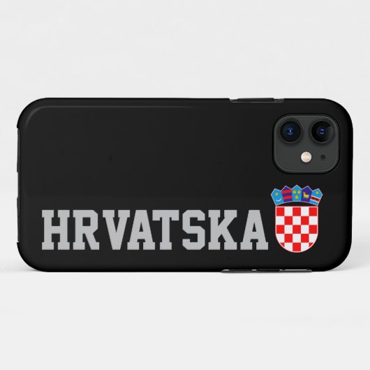 Kroatien Wappen Case-Mate iPhone Case (Rückseite (Horizontal))