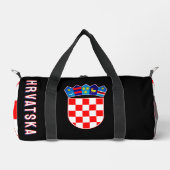 Kroatien Wappen Duffle Bag (Vorderseite)
