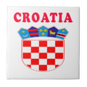 Kroatien-Wappen Entwürfe Fliese (Vorderseite)