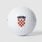Kroatien Wappen Golfball (Vorderseite)