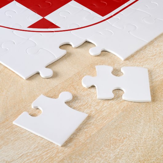 Kroatien-Wappen Puzzle (Seite)
