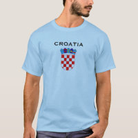 Kroatien-Wappen-Shirt Hrvatski grb Košulje