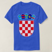 Kroatien Wappen T-Shirt (Design vorne)