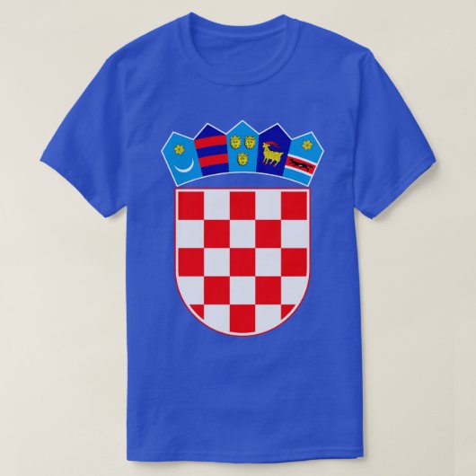Kroatien Wappen T-Shirt (Design vorne)