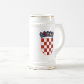 Kroatien-Wappen Tasse (VorderseiteRechts)