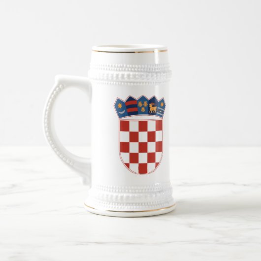 Kroatien-Wappen Tasse (Links)