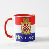 Kroatien-Wappen Tasse (Links)