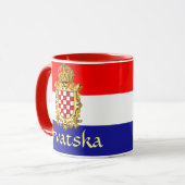 Kroatien-Wappen Tasse (Vorderseite Links)