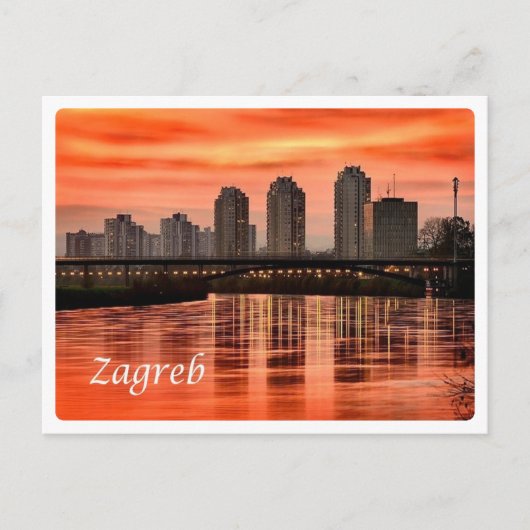 Kroatien - Zagreb - Postkarte (Vorderseite)