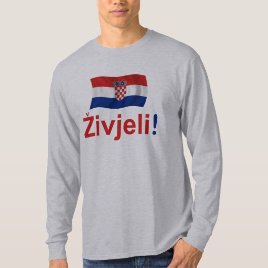 Kroatien Zivjeli! (Beifall) T-Shirt (Vorderseite)