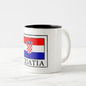 Kroatien Zweifarbige Tasse (VorderseiteRechts)