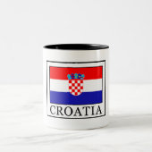 Kroatien Zweifarbige Tasse (Mittel)