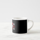 KROATIENFahne Espressotasse (Rechts)