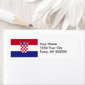 Kroatienflagge (Insitu)