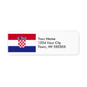 Kroatienflagge (Vorne)