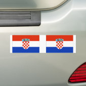 Kroatienflagge Autoaufkleber (Auf Auto)