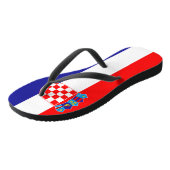Kroatienflagge Badesandalen (Schrägansicht)