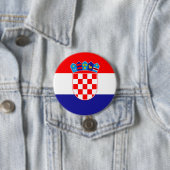 Kroatienflagge Button (Beispiel)