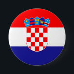 Kroatienflagge Button<br><div class="desc">Kroatienflagge</div>