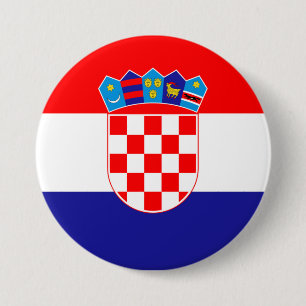 Kroatienflagge Button