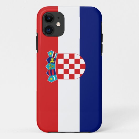Kroatienflagge Case-Mate iPhone Hülle (Rückseite)