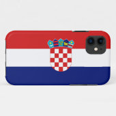 Kroatienflagge Case-Mate iPhone Hülle (Rückseite (Horizontal))